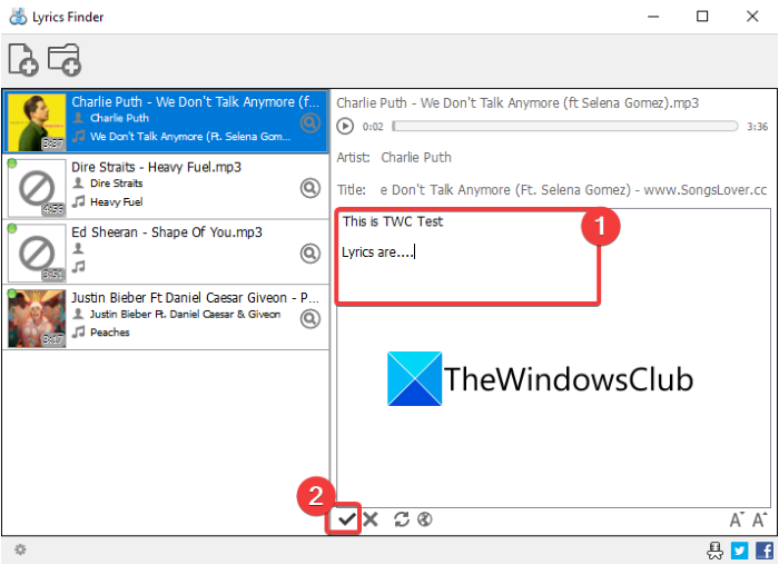 How to Add and Embed Lyrics to MP3 files in Windows 11/10 lyrics-finder-embed-add-lyrics-to-mp3-windows-11-10-1.png