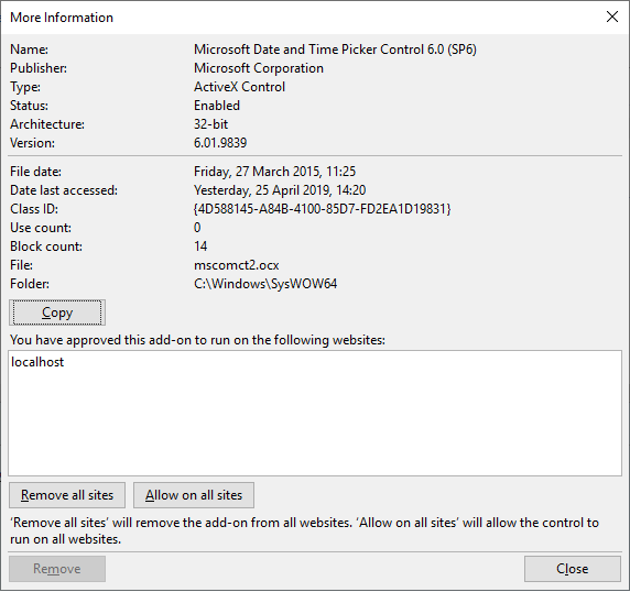 how to download Microsoft date and time picker control 6.0 sp6 in windows 10? M13VK.png