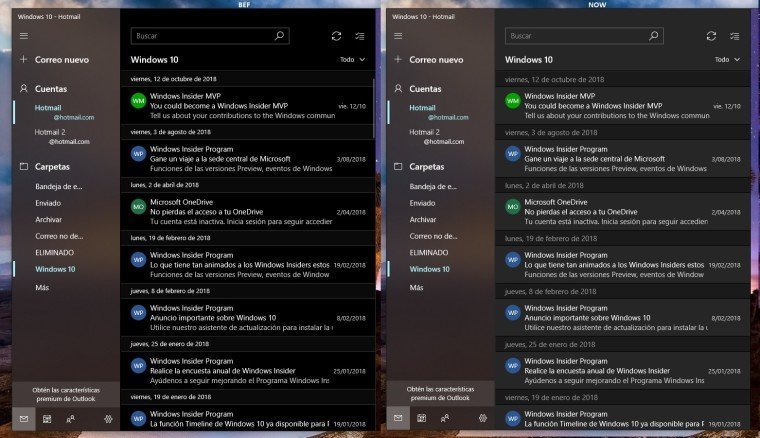 Windows 10 Mail and Calendar app gets Microsoft To-Do integration mail_app_dark_theme.jpg