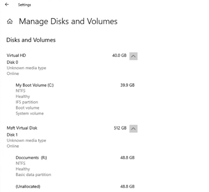 Microsoft finally details Windows 10’s modern take on disk management Manage-disks-and-volumes.jpg