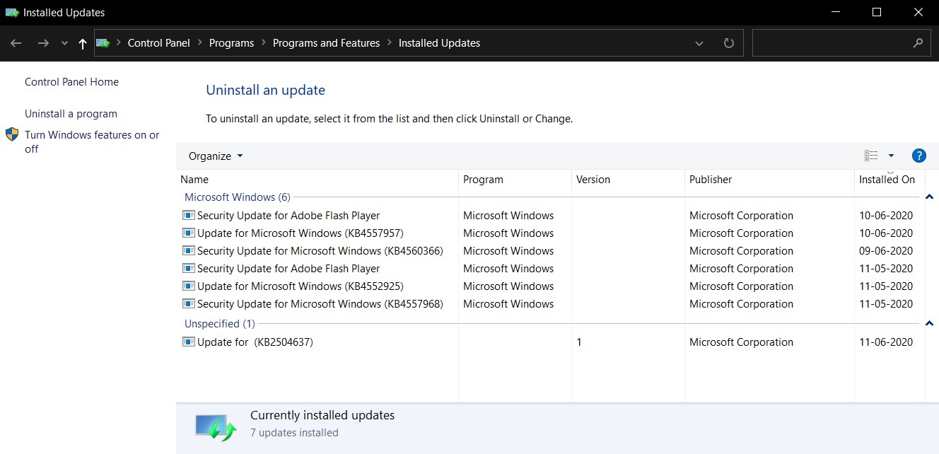 Microsoft admits Windows 10 update triggers forced reboots Manage-updates-in-Control-Panel.jpg