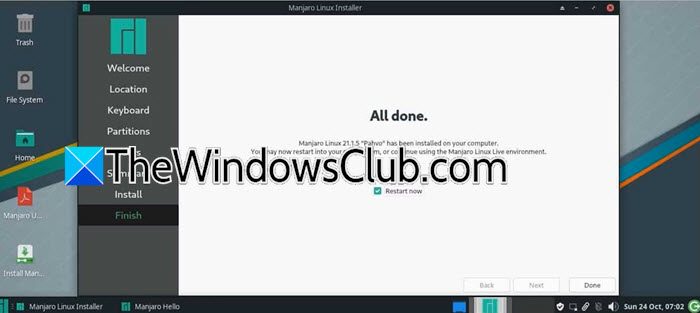 How to install Manjora on Virtual Machine manjora-installed.jpg