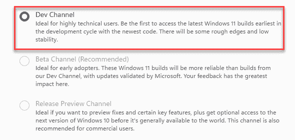 4 Tested Ways to Install Windows 11 on Unsupported CPU Manually-Enroll-in-Dev-Channel.jpg