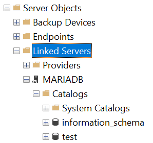 How to connect to a MariaDB via the SQL Management Studio SSMS mariadb4.png
