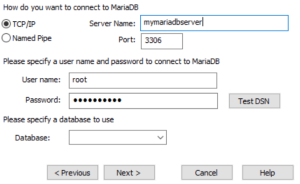 How to connect to a MariaDB via the SQL Management Studio SSMS mariadb7-300x184.png