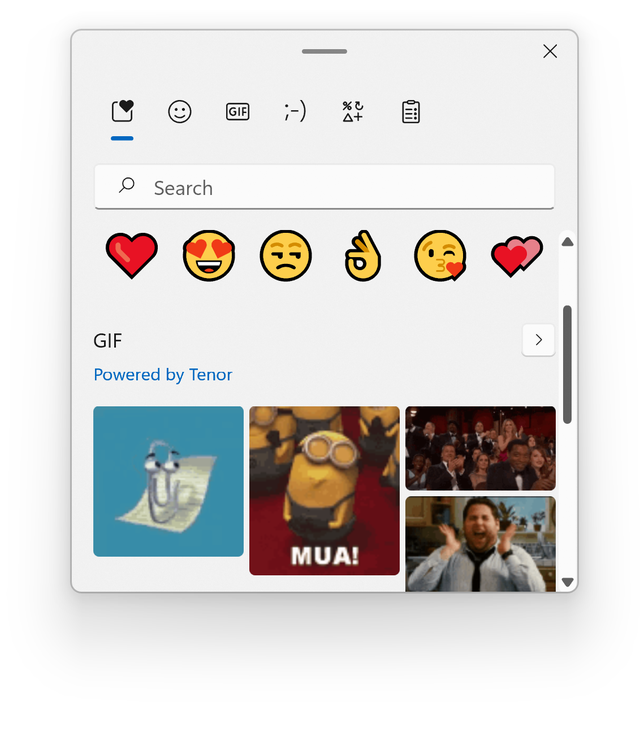 This "GIF Powered by Tenor" feature is the most annoying thing Windows ever added to the... mbzkp06vmc081.png
