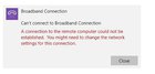 I can't dialup (broadband fiber) in windows 10 but it can from linux . How to fix this ? mc0Kf7wneuikDXqpuq2kZTBWvjN3cF6clYyw_X0N1Go.jpg