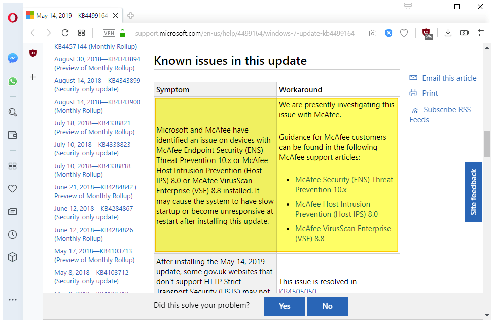 May 2019 updates for Windows 7 and Server 2008 R2 don't play nice with McAfee or Sophos... mcafee-issue-windows.png