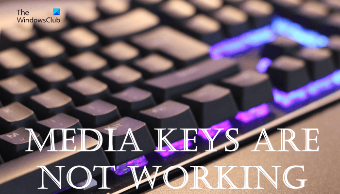 Media Keys not working in Windows 11/10 Media-keys-not-working-Windows-11_10.png