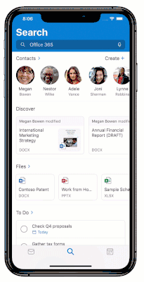 Personalized and organized Search in Outlook for iOS and Android medium?v=1.gif