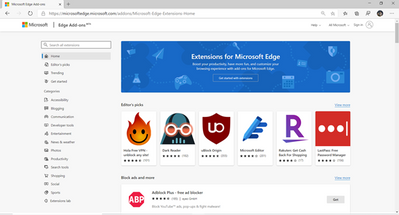 The all new Microsoft Edge Add-ons website is now live medium?v=1.png