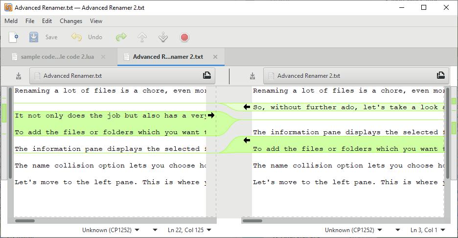 Meld is an excellent file and folder comparison tool for Windows and Linux Meld-file-comparison-tool.jpg