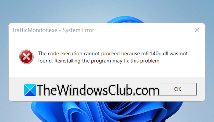 mfc140u.dll was not found on your computer [Fix] mfc140u.dll-was-not-found.png