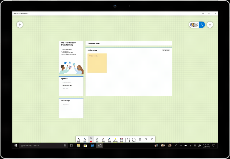 Microsoft 365 new innovations in voice, digital ink, and touch Office Microsoft-365-makes-work-and-play-more-intuitive-6.gif