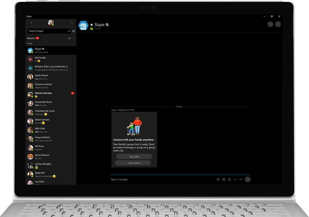 Connecting a apple device to your microsoft account with skype Microsoft-account-makes-it-easier-for-families-to-connect-on-Skype-1.png