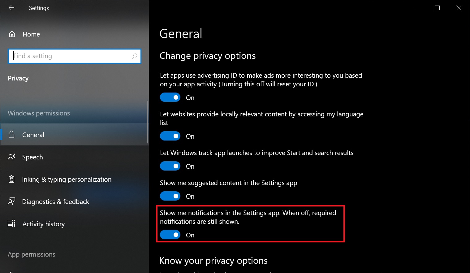 Windows 10 KB5037768 out with reliable Search (direct download .msu) Microsoft-account-nags-toggle.jpg