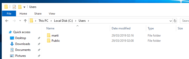 Set up a local account if you want a custom user folder name microsoft-account-user-folder-five-chars.png