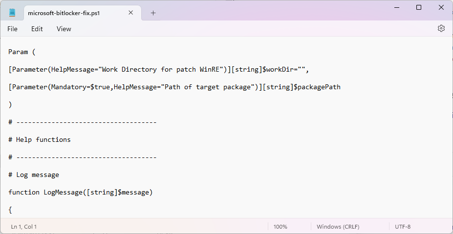 Microsoft releases PowerShell script to address Windows Bitlocker vulnerability microsoft-bitlocker-vulnerability-fix.png