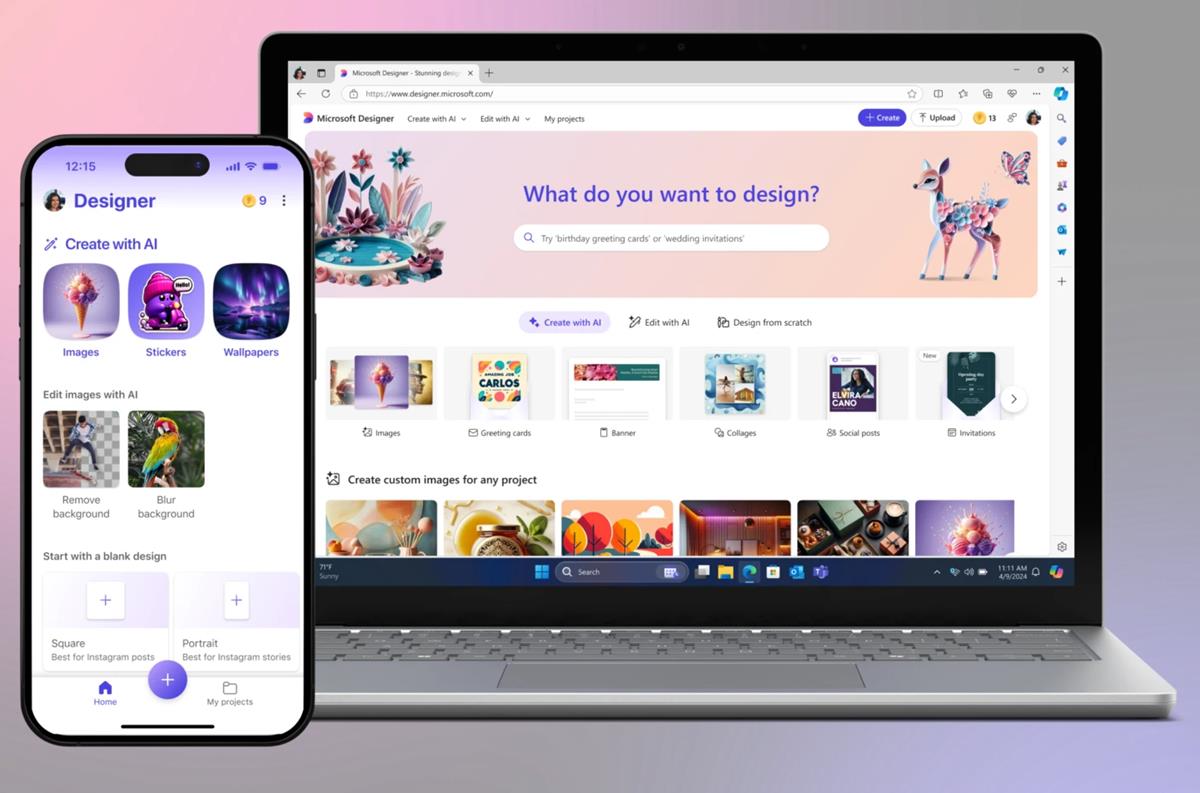 Microsoft is bringing Designer's AI editor to Windows 11's Photos app Microsoft-Designer-is-now-available-for-Android-and-iOS.jpg