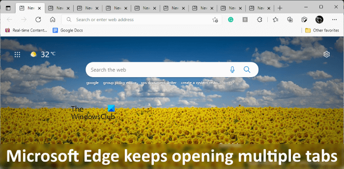 Fix Microsoft Edge keeps opening multiple tabs Microsoft-Edge-keeps-opening-multiple-tabs.png