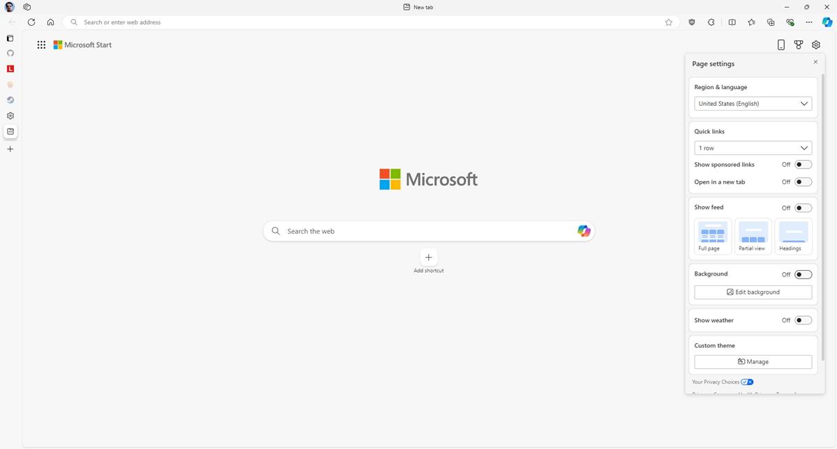 How to disable the news feed in Microsoft Edge's New Tab page Microsoft-Edge-New-Tab-page-looks-cleaner.jpg
