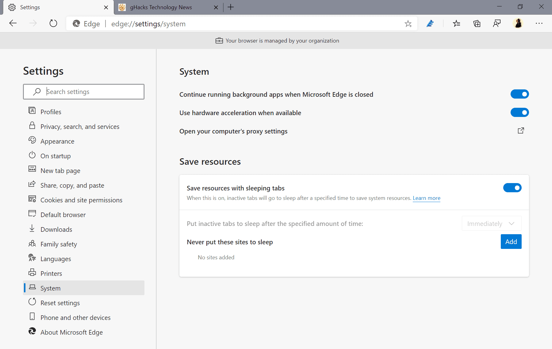 Microsoft is testing a startup booster for its Edge browser microsoft-edge-startup-boost-system.png