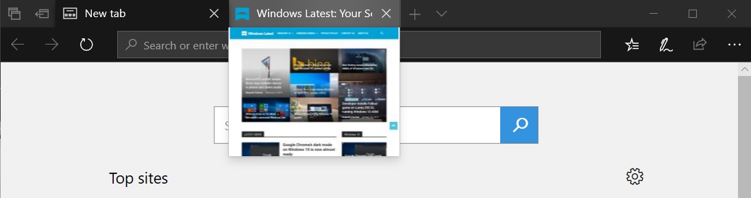Chrome to get Microsoft Edge like tab preview feature on Windows 10 Microsoft-Edge-tab-preview.jpg