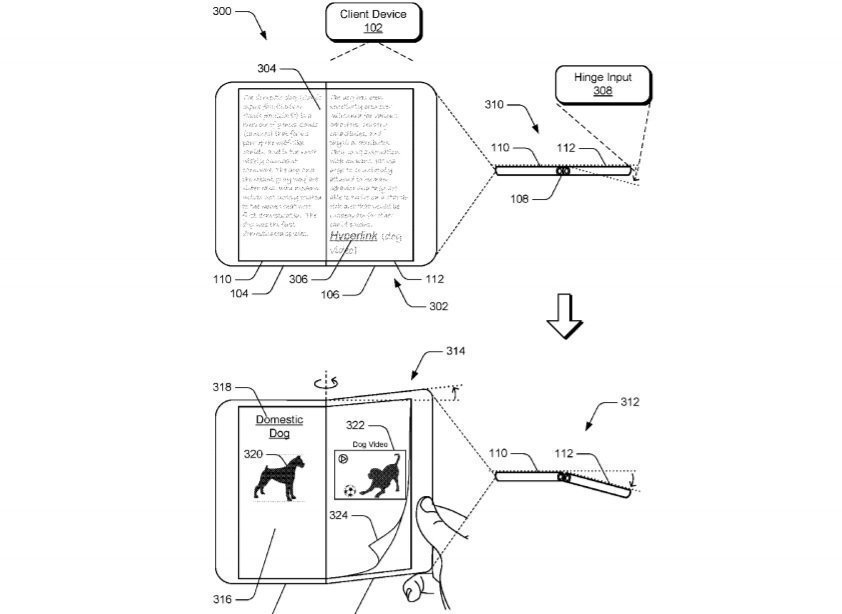 Microsoft patents a interesting dual-screen device with focus on scanning and OS navigation Microsoft-patent-for-hinged-device.jpg