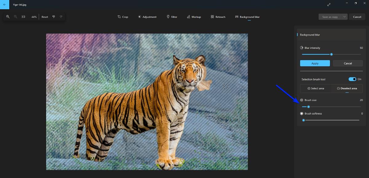 Windows 11's Photos app adds support for motion photo, background blur, search Microsoft-Photos-edit-background-blur.jpg