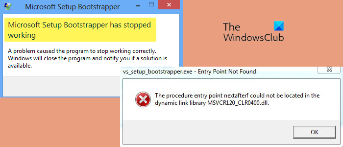 What is Bootstrapper.exe? Fix Bootstrapper stopped working error Microsoft-Setup-Bootstrapper-Has-Stopped-Working.png