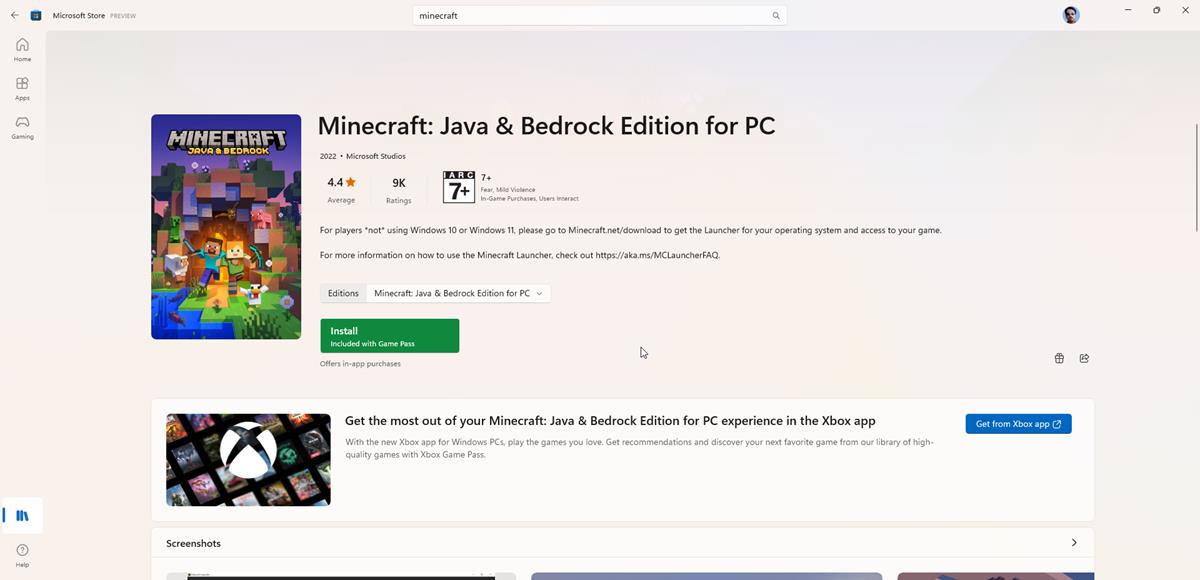 Windows 11 Insider Preview Build 25217 adds support for developers to test 3rd party widgets microsoft-store-app-install-with-game-pass-button.jpg