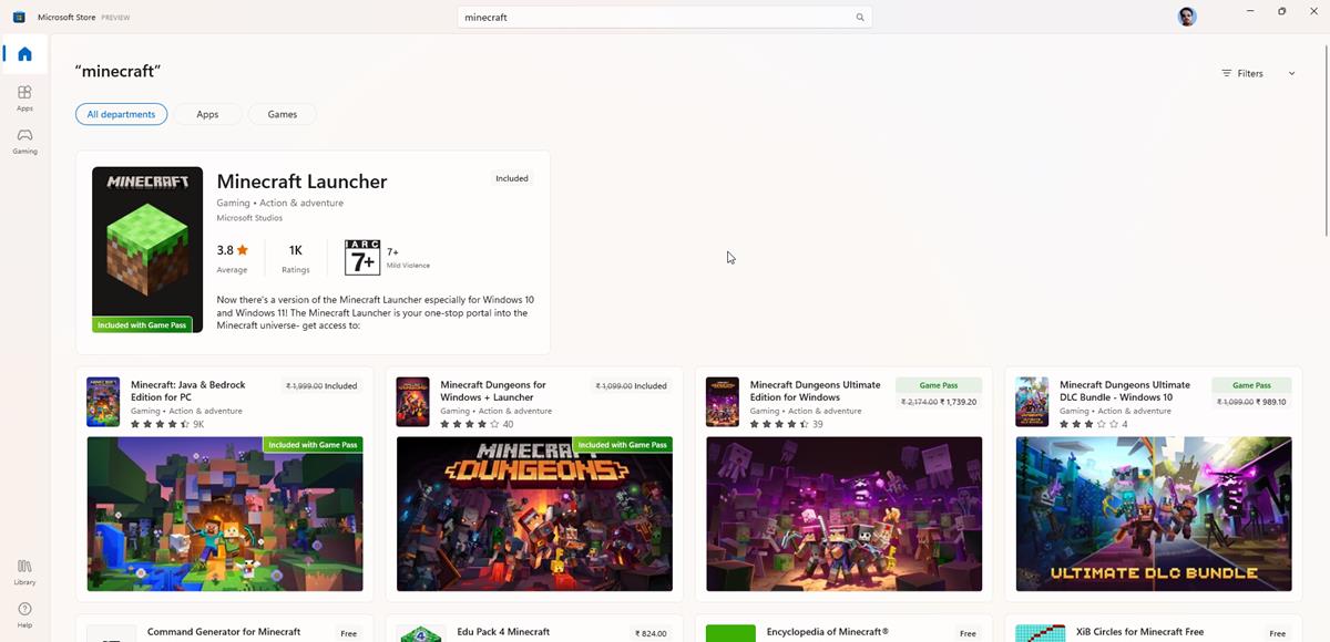Windows 11 Insider Preview Build 25217 adds support for developers to test 3rd party widgets microsoft-store-app-with-game-pass-banner.jpg