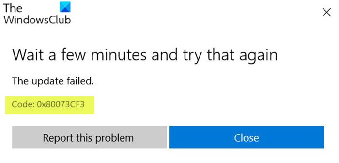 Fix Microsoft Store error code 0x80073CF3 on Windows 10 Microsoft-Store-error-code-0x80073CF3.jpg