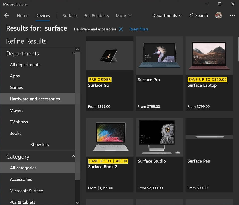 Microsoft is testing new filter settings for Windows 10 app store Microsoft-Store-filters-setting.jpg