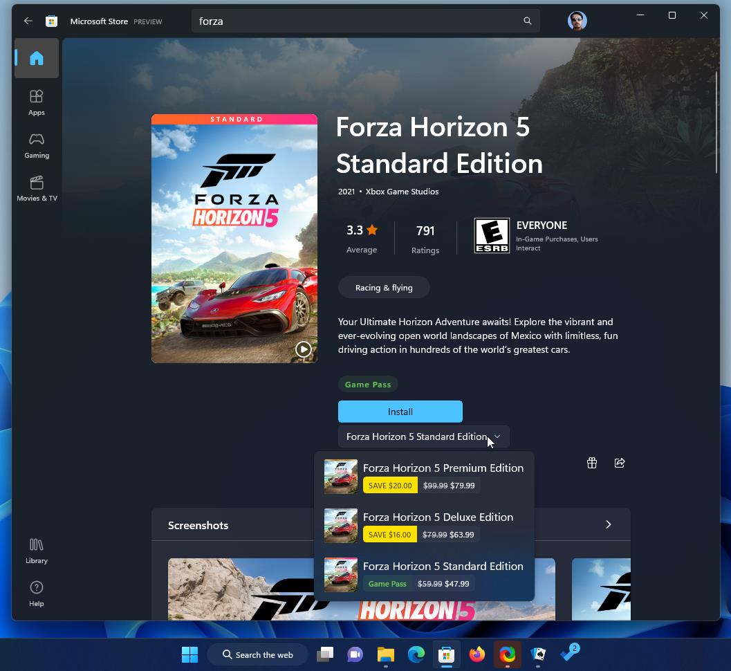 Windows 11 Insider Preview Build 25163 brings a new Taskbar Overflow, improvements to... Microsoft-Store-Update-view-game-editions.jpg