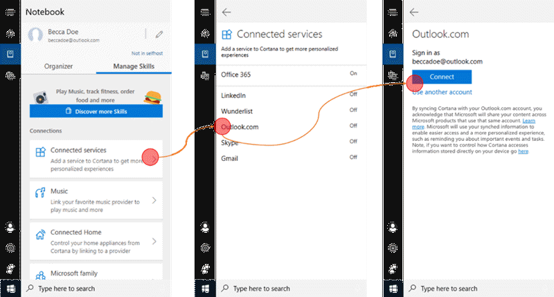 Get more done with Outlook on the web with Microsoft 365 Integrations microsoft-to-do-and-cortana-integration-02.png