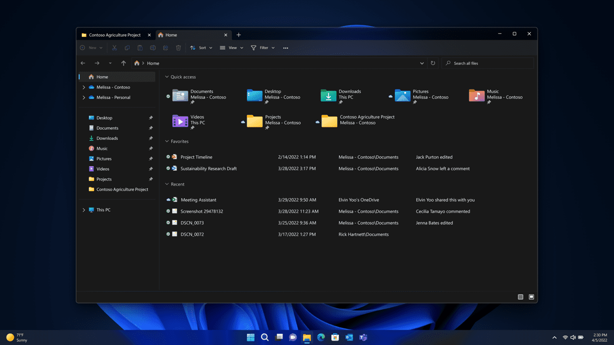 Here is what is going to happen after the release of Windows 11 2022 Update Microsoft-unveils-Tabs-in-File-Explorer.png