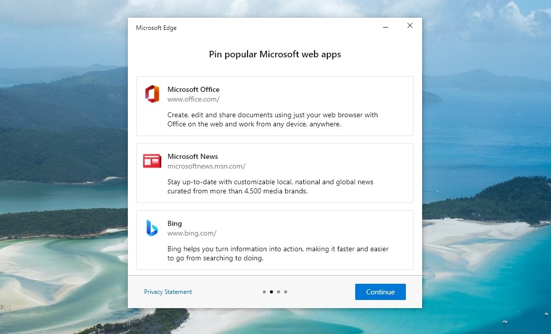 Windows 10 taskbar is now pushing Microsoft Edge web apps Microsoft-web-apps.jpg