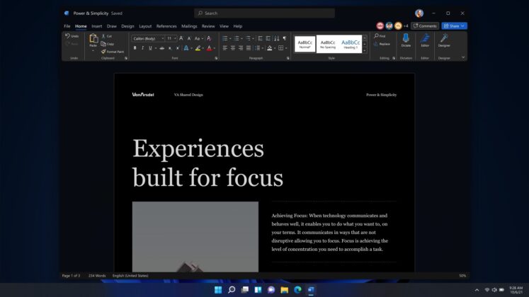 Microsoft starts testing new Office UI for Windows 11 and Windows 10 Microsoft-Word-dark-mode-747x420.jpg