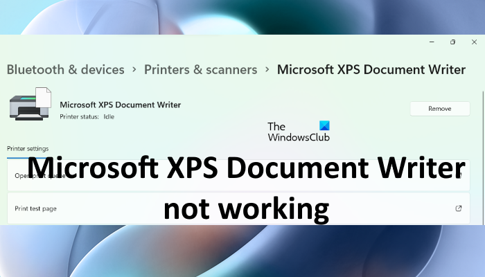 Fix Microsoft XPS Document Writer not working Microsoft-XPS-Document-Writer-not-working.png