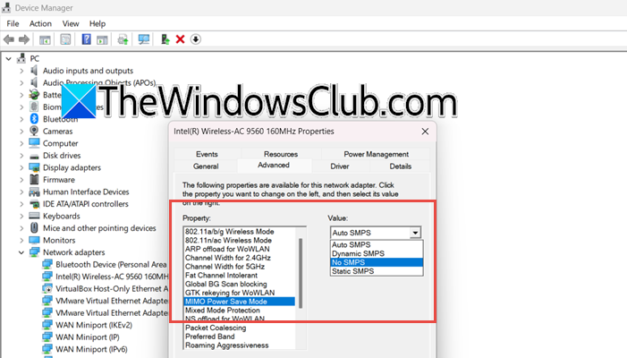 Nearby Sharing file transfer is slow in Windows 11 mimo-power-save.png