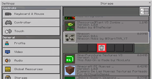 How to delete Resource Packs in Minecraft Bedrock Minecraft-Delete-Icon.png