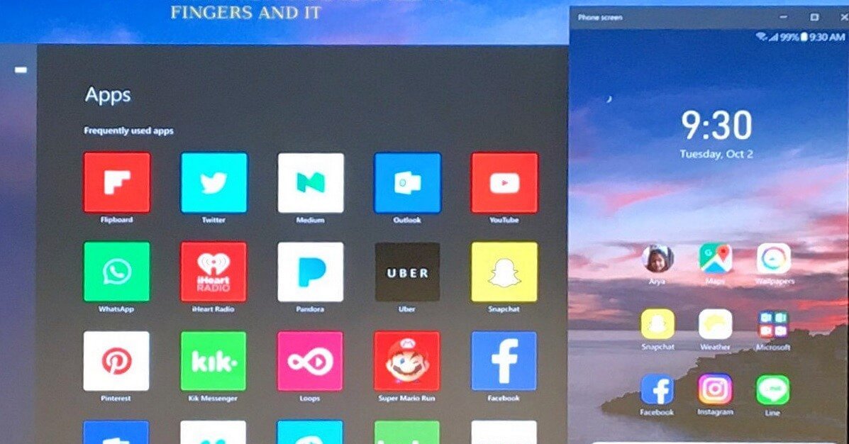 Microsoft’s new app will allow you to mirror your phone to Windows 10 PC Mirror-phone-screen-to-PC.jpg