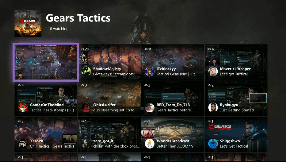 What is coming for Xbox One May update MixerViewing.gif
