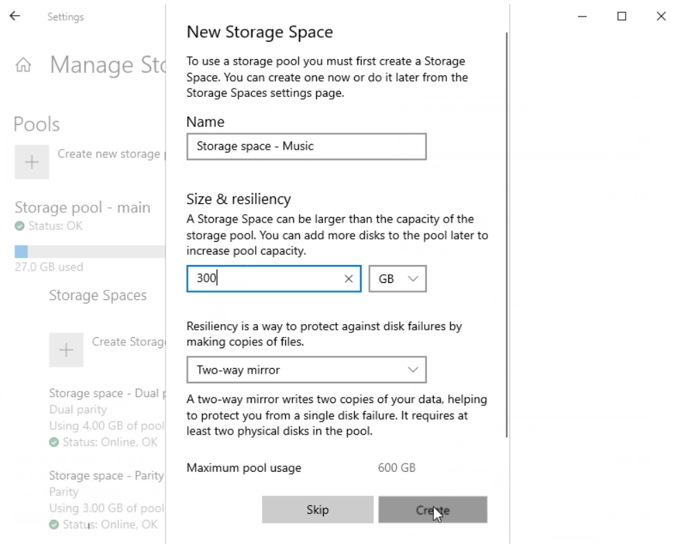 Windows 10 gets a new file system tool, WSL and time zone improvements Modern-Storage-Spaces.jpg