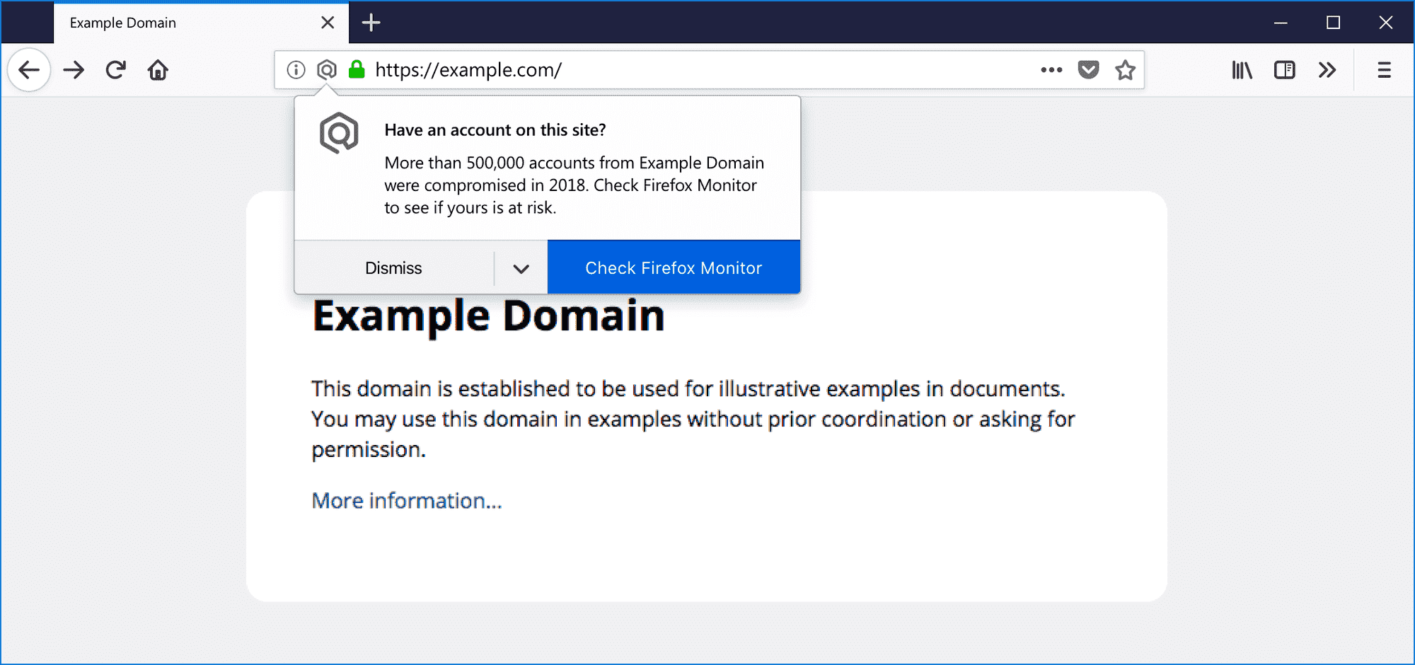 Firefox now notifies if website you visit has been recently breached monitor-2.0.png