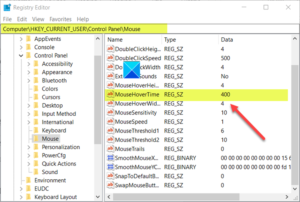 What is Mouse Hover Time and how to change it in Windows 10? mouse-hover-time-300x202.png