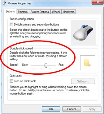 When holding down left click on mouse it repeats clicking mouse_properties.gif