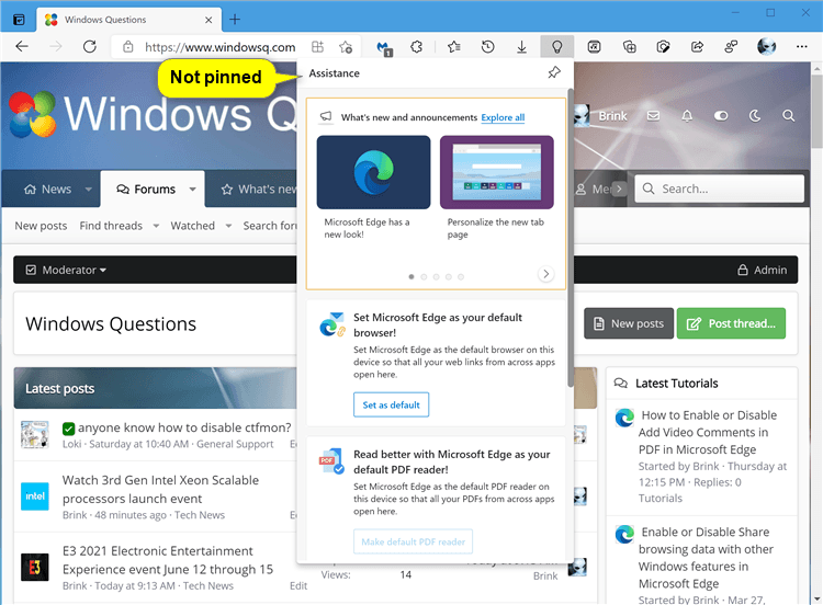 Disable Browser Essentials (Heart) button from Edge toolbar move-assistance-home-button-toolbar-microsoft-edge-microsoft_edge_show_assitance_home_not_pinned.png