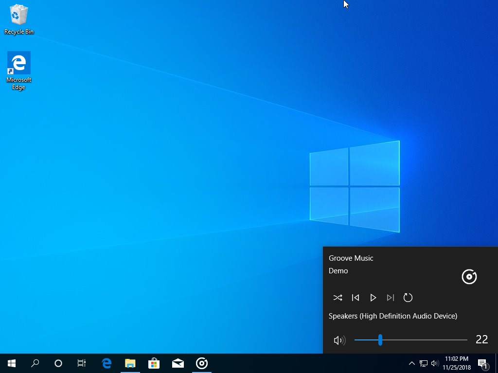 Closer look at Windows 10’s rumoured new Search experience, volume flyout Music-Controls-in-Windows-10.jpg